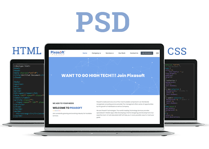 psd to html